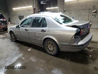 2005 Saab 9-5 Arc with VIN YS3ED49A153521062, listed as a Copart auction lot 83991964 with 107,668 mi miles and Salvage Title. Bid and sale history available at carsss.com. Image 2.
