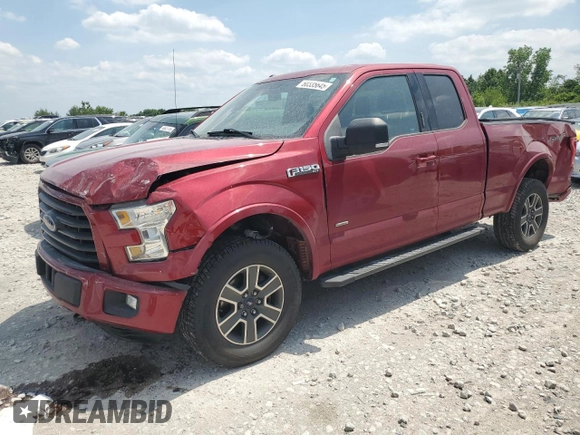 2016 Ford F-150 XLT with VIN 1FTEX1EP5GFA29580, listed as a Copart auction lot 60335645 with 96,690 mi miles and Clean title. Bid and sale history available at DreamBid. Image 1.