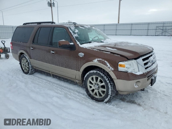 2011 Ford Expedition Max XLT with VIN 1FMJK1J52BEF10060, listed as a Copart auction lot 87329454 with 190,217 mi miles and Clean title. Bid and sale history available at DreamBid. Image 4.