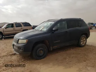2014 Jeep Compass Sport with VIN 1C4NJCBA6ED573849, listed as a Copart auction lot 47001505 with 259,846 mi miles and Salvage Title. Bid and sale history available at carsss.com. Image 1.