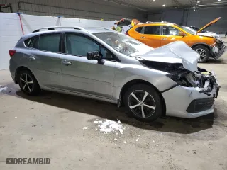 2020 Subaru Impreza Premium with VIN 4S3GTAV62L3716572, listed as a Copart auction lot 43205965 with 0 mi miles and Salvage Title. Bid and sale history available at carsss.com. Image 4.