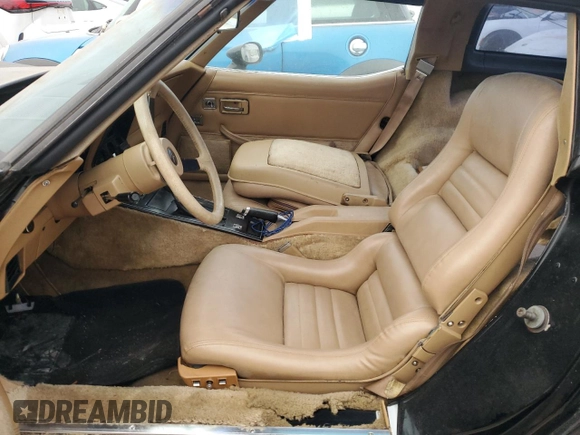 1981 Chevrolet Corvette with VIN 1G1AY8765BS415756, listed as a Copart auction lot 76858154 with 68,139 mi miles and Salvage Title. Bid and sale history available at carsss.com. Image 7.