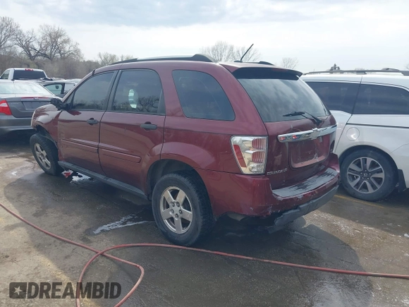 2007 Chevrolet Equinox LS with VIN 2CNDL13F576105502, listed as a IAAI auction lot 41879548 with 144,431 mi miles and . Bid and sale history available at DreamBid. Image 3.