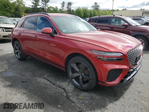 2022 Genesis GV70 Sport with VIN KMUMCDTC4NU036292, listed as a Copart auction lot 57902765 with 46,019 mi miles and Salvage title. Bid and sale history available at DreamBid. Image 4.