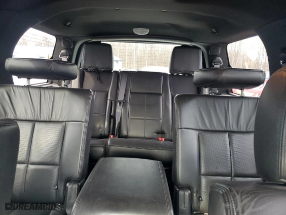 2012 Lincoln Navigator with VIN 5LMJJ2J59CEL03429, listed as a Copart auction lot 46727185 with 185,017 mi miles and Clean Title. Bid and sale history available at carsss.com. Image 10.