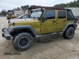2007 Jeep Wrangler Unlimited X with VIN 1J8GA39167L201590, listed as a Copart auction lot 49119575 with 162,266 mi miles and Salvage title. Bid and sale history available at DreamBid. Image 1.