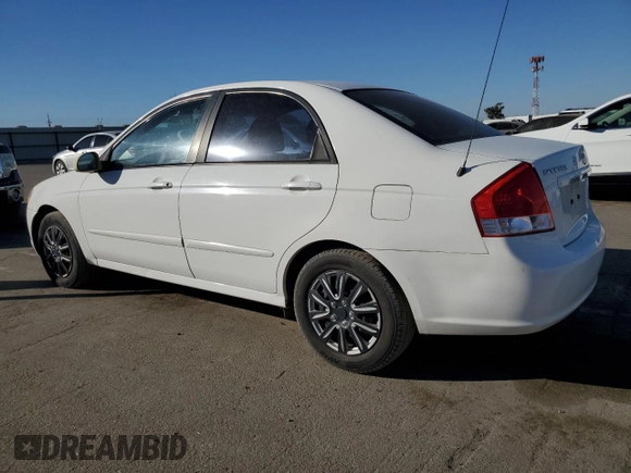 2009 Kia Spectra SX with VIN KNAFE222095644617, listed as a Copart auction lot 78531514 with 240,465 mi miles and Salvage Title. Bid and sale history available at carsss.com. Image 2.