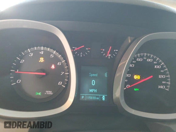 2012 Chevrolet Equinox 1LT z VIN 2GNALDEK1C6101810, wystawiony jako Copart lot #57184325 z przebiegiem 115 839 mil mil oraz Szkody całkowita. Historia ofert i sprzedaży dostępna na DreamBid. Obrazek 9.