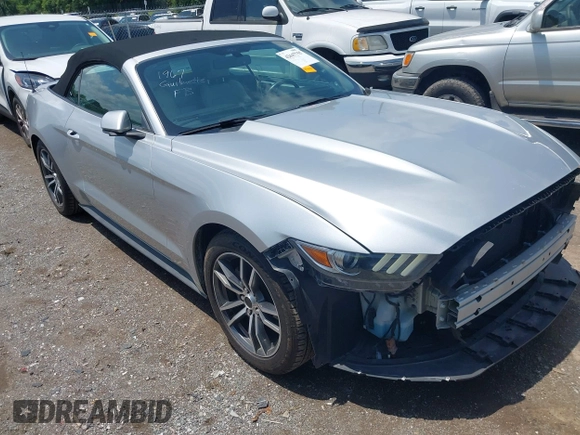 2017 Ford Mustang EcoBoost Premium z VIN 1FATP8UH6H5279739, wystawiony jako IAAI lot #42647755 z przebiegiem 91 724 mil mil oraz . Historia ofert i sprzedaży dostępna na DreamBid. Obrazek 1.