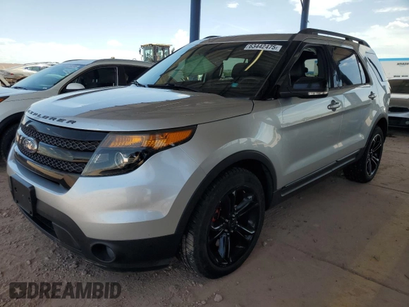 2015 Ford Explorer Sport with VIN 1FM5K8GT8FGC61113, listed as a Copart auction lot 63442475 with 183,396 mi miles and Salvage title. Bid and sale history available at DreamBid. Image 1.