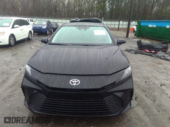 2025 Toyota Camry LE with VIN 4T1DAACK5SU060431, listed as a IAAI auction lot 41552223 with 2,490 mi miles and . Bid and sale history available at DreamBid. Image 13.