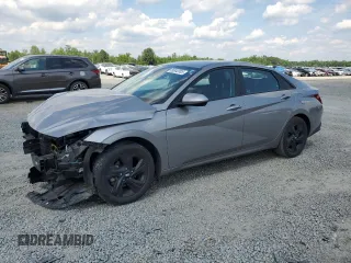 2023 Hyundai Elantra SEL with VIN KMHLM4AG6PU542822, listed as a Copart auction lot 56629915 with 76,302 mi miles and Salvage title. Bid and sale history available at DreamBid. Image 1.