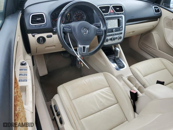 2013 Volkswagen Eos Lux with VIN WVWFW8AH1DV002814, listed as a Copart auction lot 75426404 with NaN miles and Salvage Title. Bid and sale history available at carsss.com. Image 8.