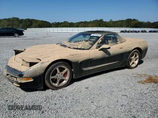 2002 Chevrolet Corvette with VIN 1G1YY32G025117759, listed as a Copart auction lot 74715264 with 0 mi miles and Salvage Title. Bid and sale history available at carsss.com. Image 1.