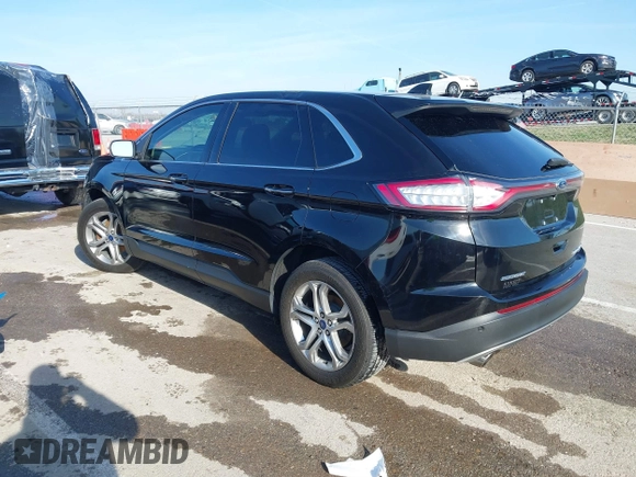 2016 Ford Edge Titanium with VIN 2FMPK3K91GBC66265, listed as a IAAI auction lot 41858592 with 63,621 mi miles. Bid and sale history available at carsss.com. Image 14.