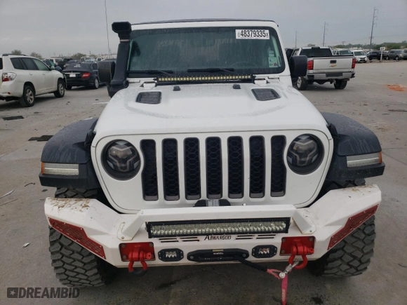 2022 Jeep Gladiator Rubicon with VIN 1C6JJTBGXNL173793, listed as a Copart auction lot 48379335 with 29,103 mi miles and Salvage Title. Bid and sale history available at carsss.com. Image 5.