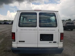 2008 Ford Econoline Passenger XL with VIN 1FMNE11W58DB33613, listed as a Copart auction lot 59142445 with 70,107 mi miles and Salvage title. Bid and sale history available at DreamBid. Image 6.