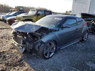 2013 Hyundai Veloster Turbo with VIN KMHTC6AE7DU178970, listed as a Copart auction lot 84644364 with 78,900 mi miles and Salvage title. Bid and sale history available at DreamBid. Image 1.