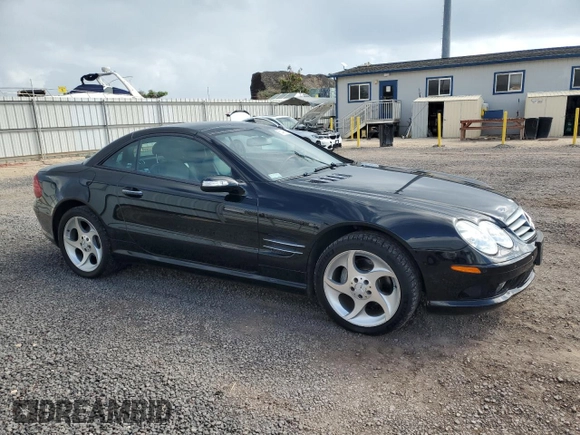 2005 Mercedes-Benz SL 500 with VIN WDBSK75F75F098620, listed as a Copart auction lot 55349735 with Not Provided miles and Clean Title. Bid and sale history available at DreamBid. Image 4.