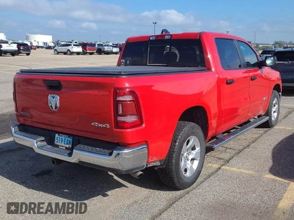 2023 Ram 1500 Big Horn with VIN 1C6RRFFG4PN561004, listed as a IAAI auction lot 42809372 with 75,509 mi miles and . Bid and sale history available at DreamBid. Image 22.