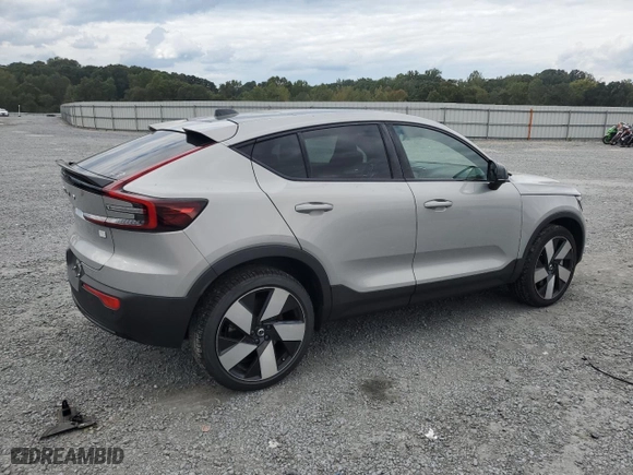 2023 Volvo C40 Recharge Pure Electric Ultimate with VIN YV4ED3GM8P2052766, listed as a Copart auction lot 72587604 with 42,283 mi miles and Salvage Title. Bid and sale history available at carsss.com. Image 3.