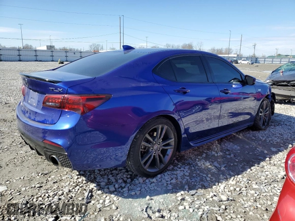 2018 Acura TLX w/A-SPEC Pkg with VIN 19UUB2F68JA002126, listed as a Copart auction lot 42824614 with 71,105 mi miles. Bid and sale history available at carsss.com. Image 3.