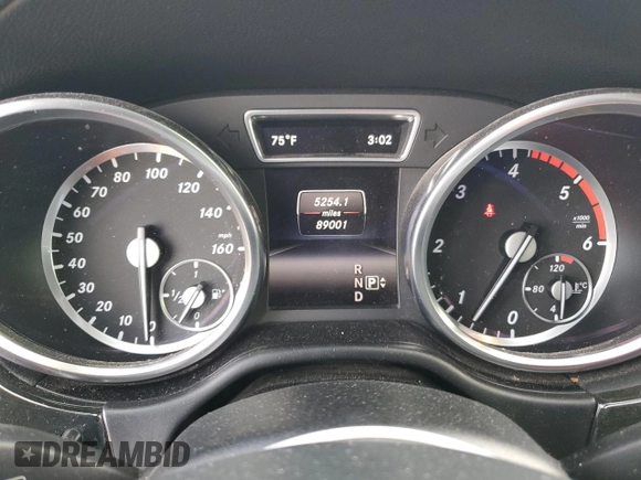 2015 Mercedes-Benz GL-Class GL 350 BlueTEC with VIN 4JGDF2EE5FA606375, listed as a Copart auction lot 77753313 with 89,001 mi miles. Bid and sale history available at carsss.com. Image 9.