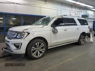 2020 Ford Expedition Max Platinum with VIN 1FMJK1MT9LEA38158, listed as a Copart auction lot 42392845 with 126,701 mi miles and Salvage title. Bid and sale history available at DreamBid. Image 1.