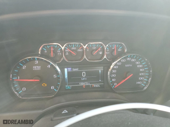 2018 Chevrolet Silverado 1500 LT with VIN 1GCVKREC8JZ312216, listed as a Copart auction lot 48796635 with 159,470 mi miles and Salvage Title. Bid and sale history available at carsss.com. Image 9.