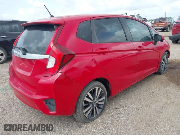 2015 Honda Fit EX-L with VIN 3HGGK5H83FM702448, listed as a IAAI auction lot 42437625 with 117,291 mi miles and . Bid and sale history available at DreamBid. Image 4.