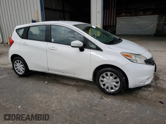 2015 Nissan Note S Plus with VIN 3N1CE2CP5FL448350, listed as a Copart auction lot 54602025 with 156,124 mi miles and Clean Title. Bid and sale history available at DreamBid. Image 4.