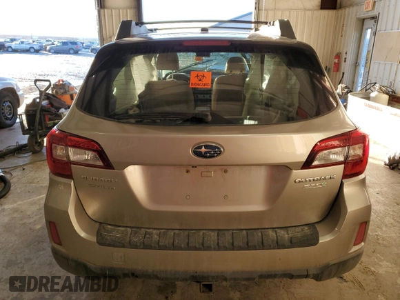 2015 Subaru Outback Premium with VIN 4S4BSACCXF3245809, listed as a Copart auction lot 44204985 with 141,267 mi miles and Salvage title. Bid and sale history available at DreamBid. Image 6.