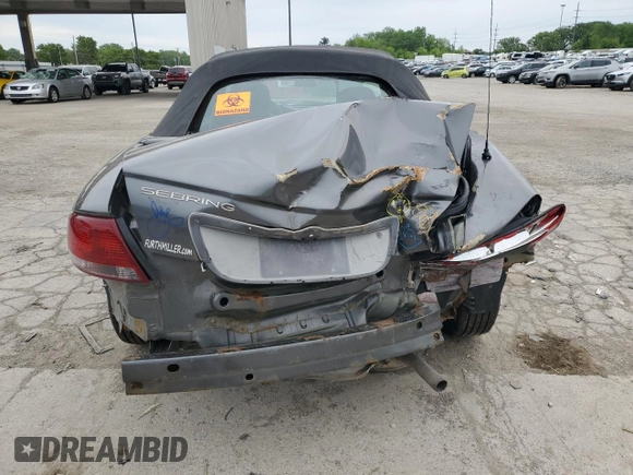 2005 Chrysler Sebring with VIN 1C3EL45X15N656183, listed as a Copart auction lot 58348475 with Not provided miles and Salvage title. Bid and sale history available at DreamBid. Image 6.