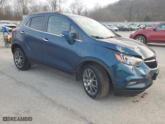 2019 Buick Encore Sport Touring with VIN KL4CJ1SB4KB870060, listed as a Copart auction lot 83414744 with 38,799 mi miles and Salvage Title. Bid and sale history available at carsss.com. Image 4.