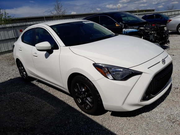 2019 Toyota Yaris Sedan L with VIN 3MYDLBYVXKY521449, listed as a Copart auction lot 48891063 with 32,710 mi miles. Bid and sale history available at carsss.com. Image 4.