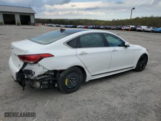 2020 Genesis G80 3.8L with VIN KMTFN4JE5LU334567, listed as a Copart auction lot 51872595 with 66,126 mi miles and Salvage Title. Bid and sale history available at carsss.com. Image 3.