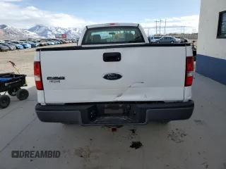 2006 Ford F-150 XL with VIN 1FTRF14W76NA59035, listed as a Copart auction lot 46174185 with 95,424 mi miles and Salvage Title. Bid and sale history available at carsss.com. Image 6.