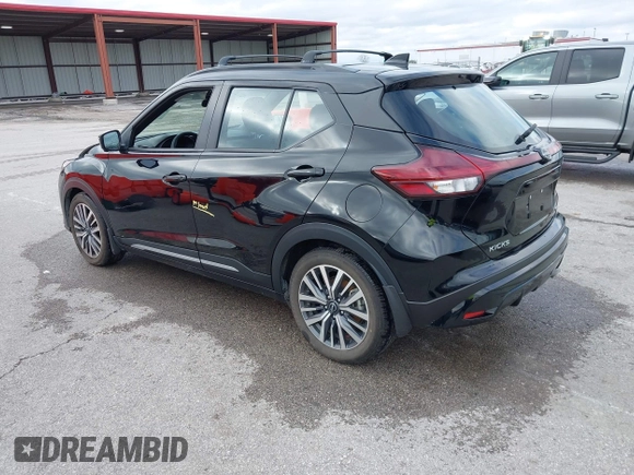 2023 Nissan Kicks SR with VIN 3N1CP5DV5PL525955, listed as a IAAI auction lot 40800444 with 27,121 mi miles. Bid and sale history available at carsss.com. Image 3.