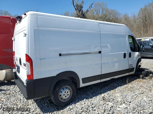 2021 Ram ProMaster Cargo Van with VIN 3C6LRVDG3ME524206, listed as a Copart auction lot 49843365 with 251,773 mi miles and Salvage Title. Bid and sale history available at carsss.com. Image 3.