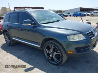 2006 Volkswagen Touareg 3.2L V6 with VIN WVGZG77L96D028601, listed as a IAAI auction lot 42170973 with 155,142 mi miles and . Bid and sale history available at DreamBid. Image 1.