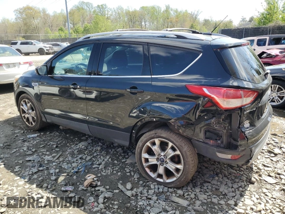 2015 Ford Escape Titanium with VIN 1FMCU9J9XFUB11123, listed as a Copart auction lot 52191015 with 77,541 mi miles and Salvage Title. Bid and sale history available at carsss.com. Image 2.