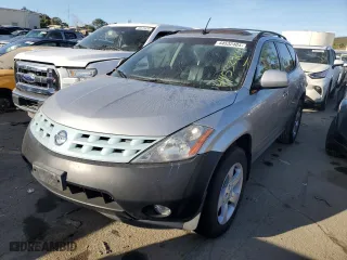 2004 Nissan Murano SL with VIN JN8AZ08T74W217321, listed as a Copart auction lot 44532404 with 208,908 mi miles and Clean Title. Bid and sale history available at carsss.com. Image 1.