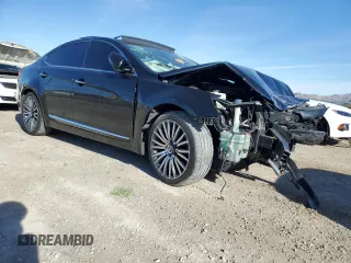 2014 Kia Cadenza Premium with VIN KNALN4D70E5126542, listed as a Copart auction lot 48663474 with Not Provided miles and Salvage Title. Bid and sale history available at carsss.com. Image 4.