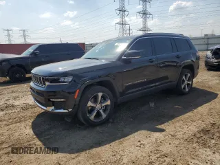2023 Jeep Grand Cherokee Limited z VIN 1C4RJKBG8P8796275, wystawiony jako Copart lot #53923805 z przebiegiem 23 642 mil mil oraz Szkoda całkowita • Salvage title. Historia ofert i sprzedaży dostępna na DreamBid. Obrazek 1.