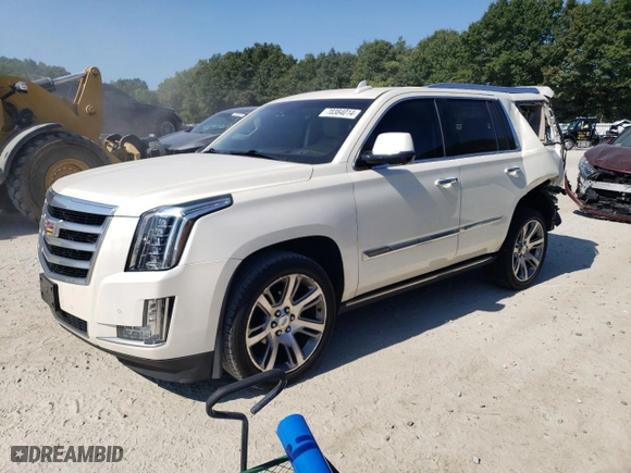 2015 Cadillac Escalade Premium with VIN 1GYS4NKJ2FR696908, listed as a Copart auction lot 70384014 with 142,531 mi miles and Salvage Title. Bid and sale history available at carsss.com. Image 1.