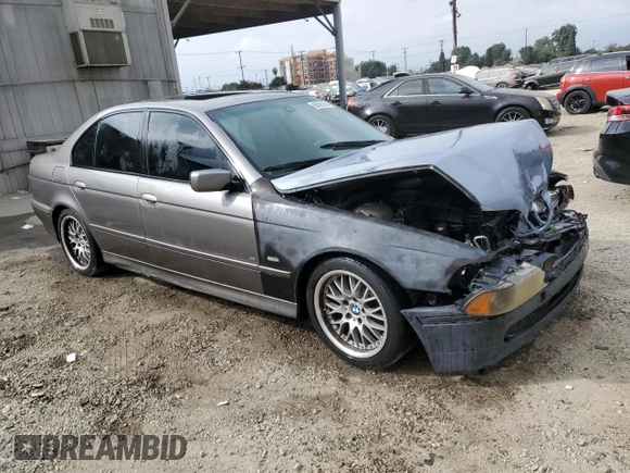 2003 BMW 5 Series 530iA with VIN WBADT634X3CK33314, listed as a Copart auction lot 76832604 with 265,273 mi miles and Salvage Title. Bid and sale history available at carsss.com. Image 4.