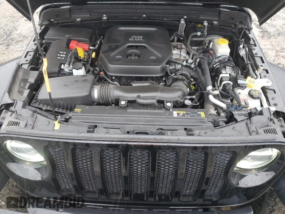2021 Jeep Wrangler Unlimited Willys with VIN 1C4HJXDN2MW741557, listed as a Copart auction lot 49670355 with 83,180 mi miles and Clean Title. Bid and sale history available at DreamBid. Image 11.