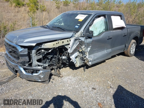2023 Ford F-150 XL with VIN 1FTEW1C80PKE77571, listed as a IAAI auction lot 41648122 with 49,196 mi miles and . Bid and sale history available at DreamBid. Image 20.