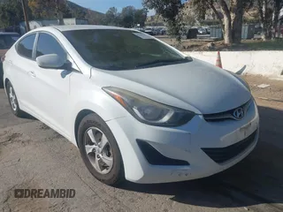 2014 Hyundai Elantra SE with VIN 5NPDH4AEXEH527355, listed as a IAAI auction lot 41848180 with 175,377 mi miles and . Bid and sale history available at DreamBid. Image 1.