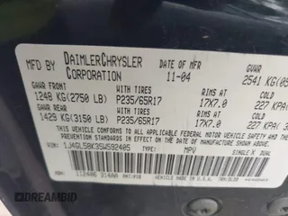 2005 Jeep Liberty Limited with VIN 1J4GL58K35W592405, listed as a IAAI auction lot 42769224 with Not provided miles and . Bid and sale history available at DreamBid. Image 9.